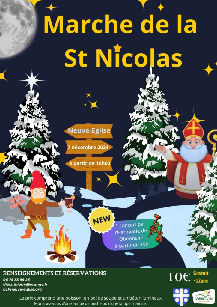 affiche Marche de la St Nicolas 2024